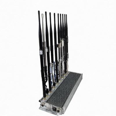 satın al 8 Kanallı Tasarım Cep Telefonu Sinyal Engelleyici Cihazı 4 - 8 Watt Her Band online manufacture