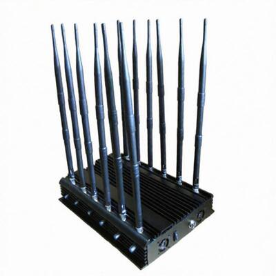 satın al 12 RF Antenler Cep Telefonu Sinyal Jammer 10 - 50m Etkili Kapak Yarıçapı online manufacture