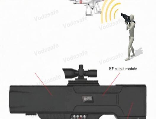 satın al 1500m Büyük Kapsama Drone RF Jammer, Yönlü Drone Jammer Su geçirmez online manufacture