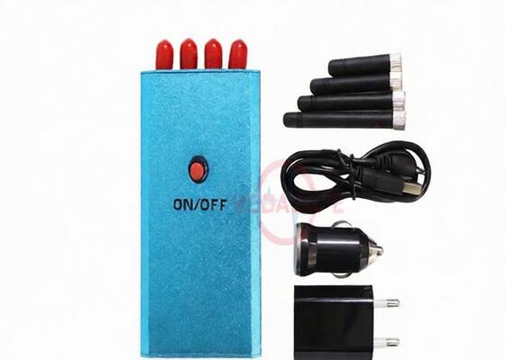 satın al Dört Antenler Cep Telefonu Frekans Jammer, Cep Telefonu Jammer 10m Kadar Etkili online manufacture