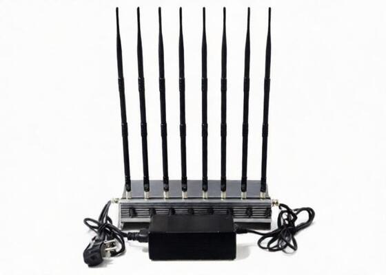 satın al 3 Dahili Fanlar Cep Telefonu Sinyal Jammer Alüminyum Alaşımlı Radyatör Soğutma Sistemi online manufacture