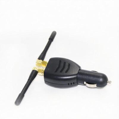 satın al 2 Bantları Mini Araç Şarj GPS L1 L2 Cep Telefonu Sinyal Engelleyici 5-15 Metre Yarıçapı online manufacture