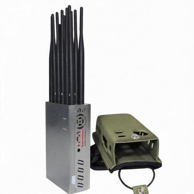 satın al 12W 10000mAh Taşınabilir Sinyal Karıştırıcı Engelleyici Naylon Kılıf 2.5dbi 5G 4G 3G için online manufacture