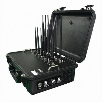 satın al 12 Antenler 10-80m Taşınabilir Sinyal Karıştırıcı 2/3/4G 86W GPS Sinyal Karıştırıcıları online manufacture