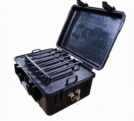 satın al ICNIRP 86 Watt Taşınabilir Sinyal Karıştırıcı 2.4G 5G UHF VHF WIFI Sinyal Engelleyici online manufacture