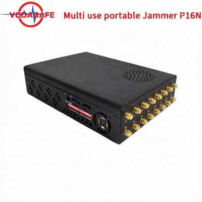 satın al 25m Lityum Pil Taşınabilir Sinyal Engelleyici 12000mAh 16 Antenler Siyah Kabuk online manufacture