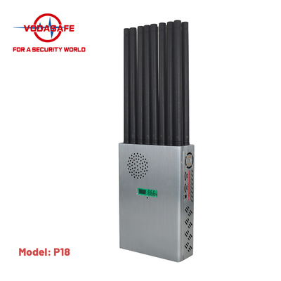 Sweep Jamming RC Signal Jammer Built In Rechargeable Lithium Battery 12000mAh